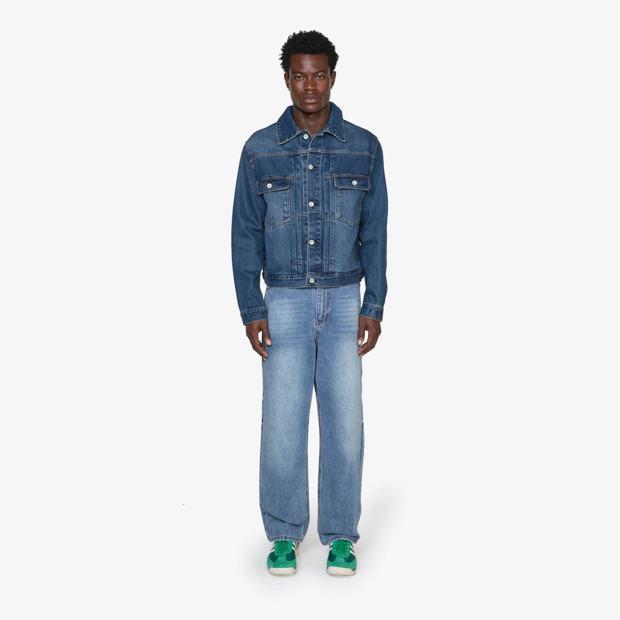 2nd Type Denim Jacket Indigo Washed