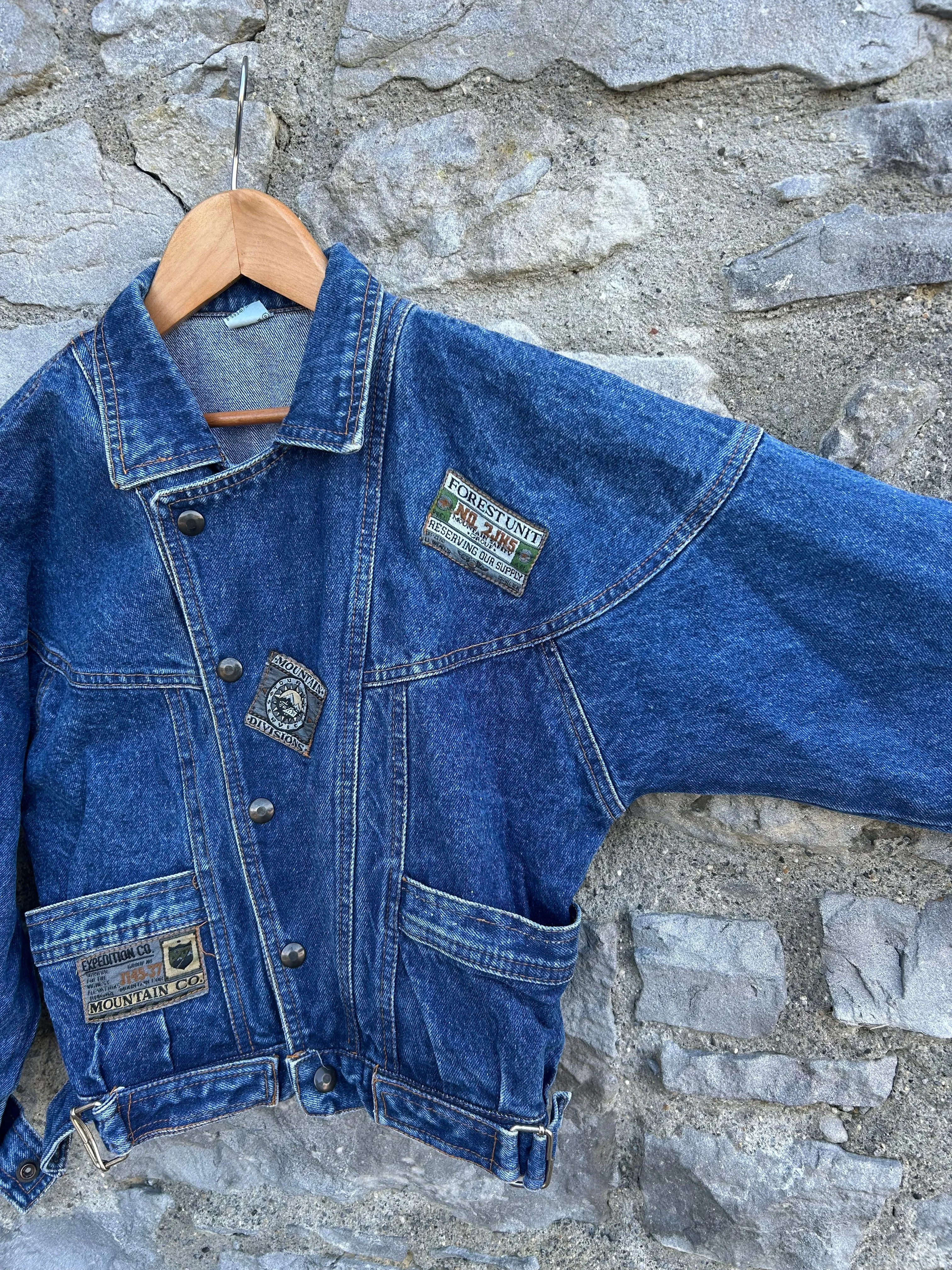 80s denim jacket  9-10y (134-140cm)