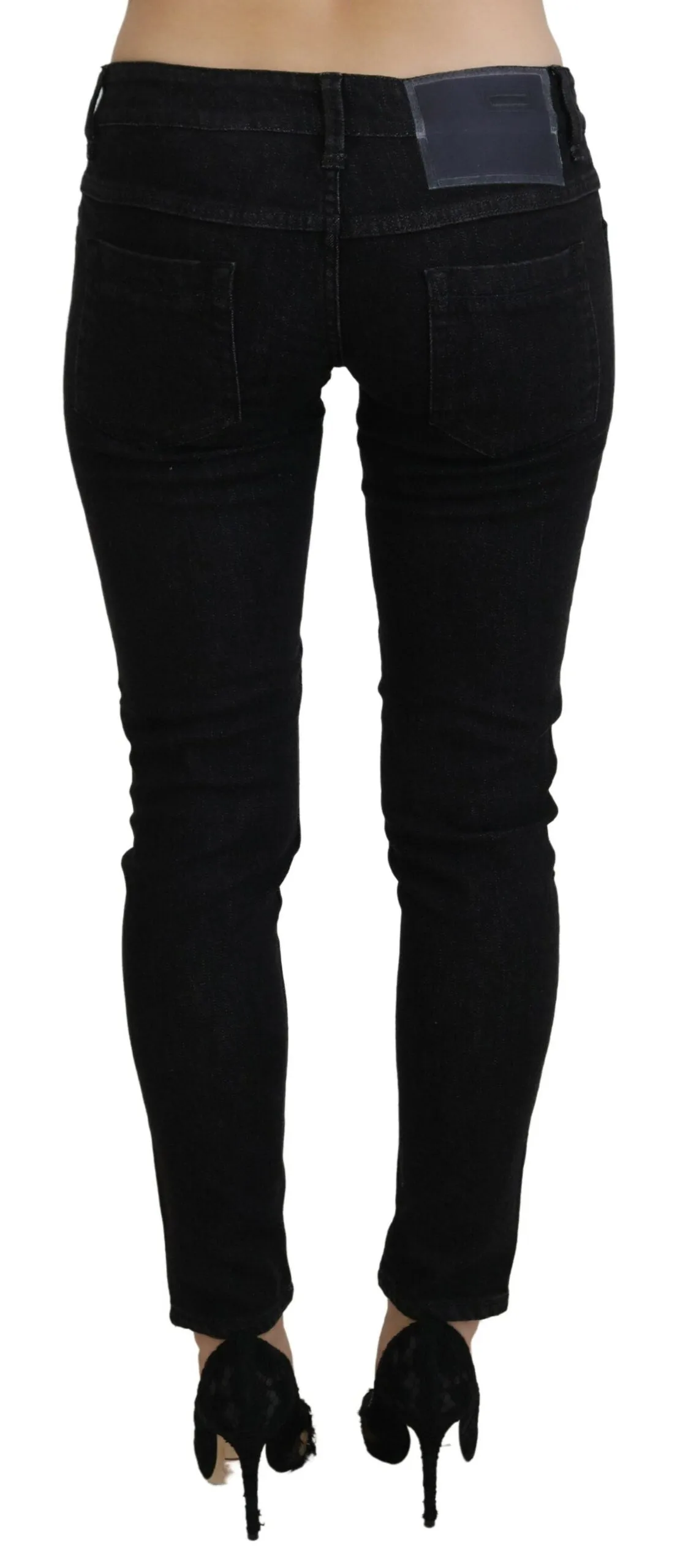Acht  Low Waist Slim Fit Cotton blue Women's Jeans