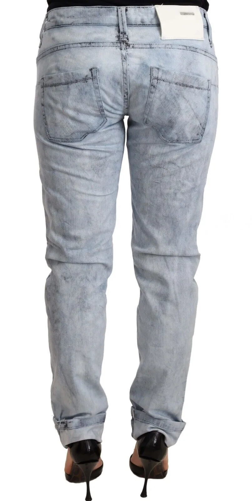 Acht  Washed Cotton Folded Hem  Women's Trouser
