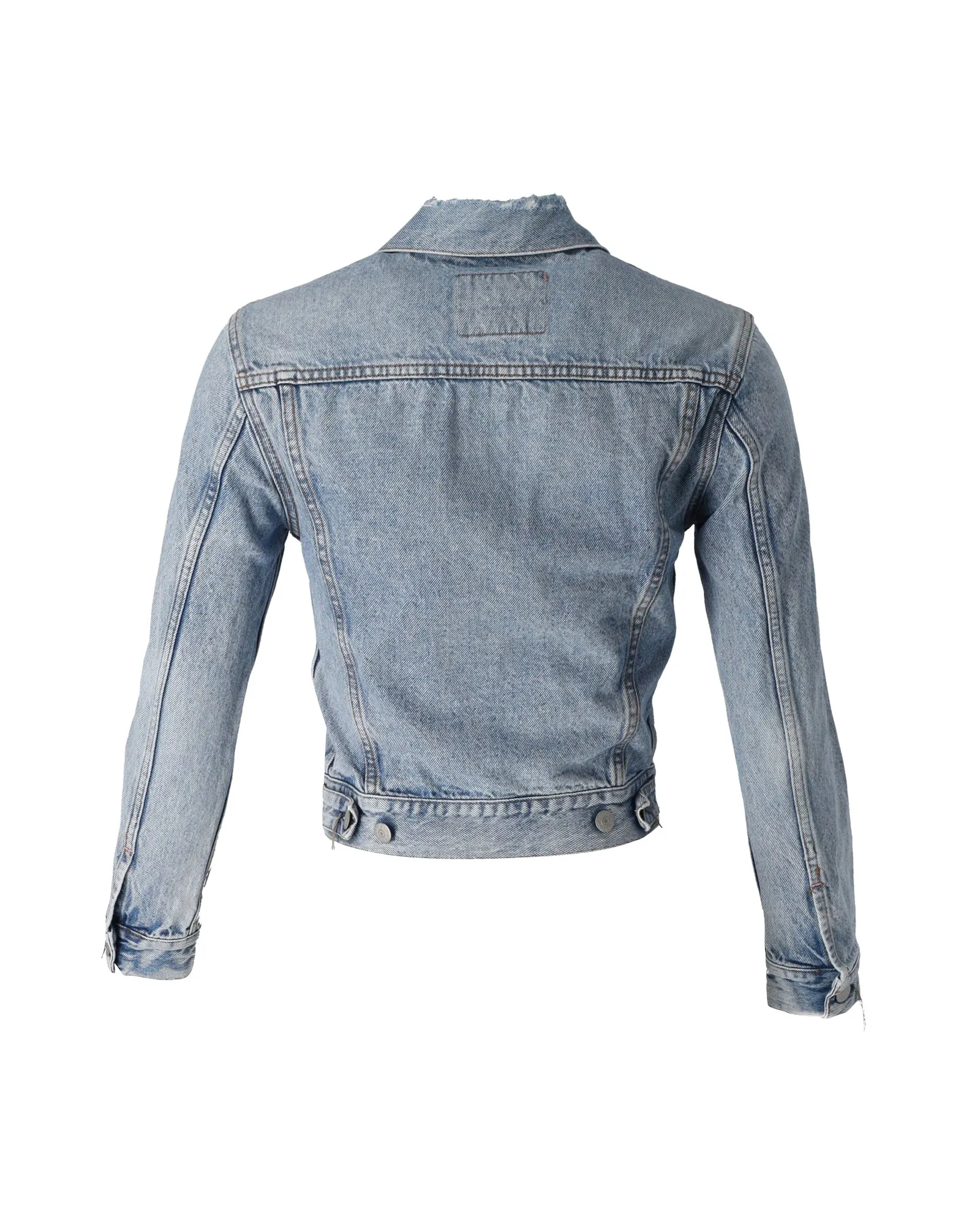Acne Studios Denim Jacket in Light Blue Cotton