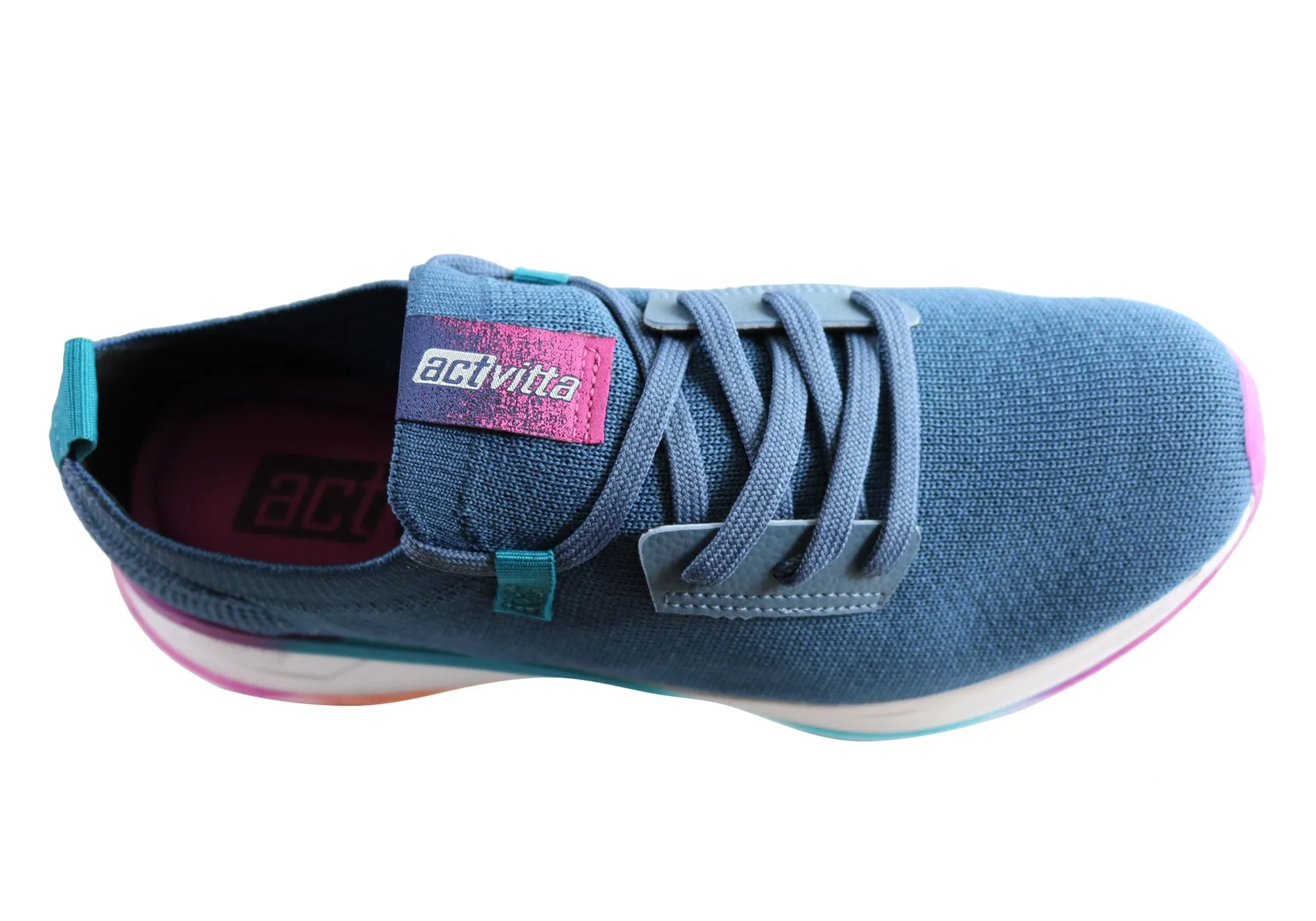 Actvitta Fonta Womens Comfort Cushioned Active Shoes Made In Brazil Actvitta Shoes