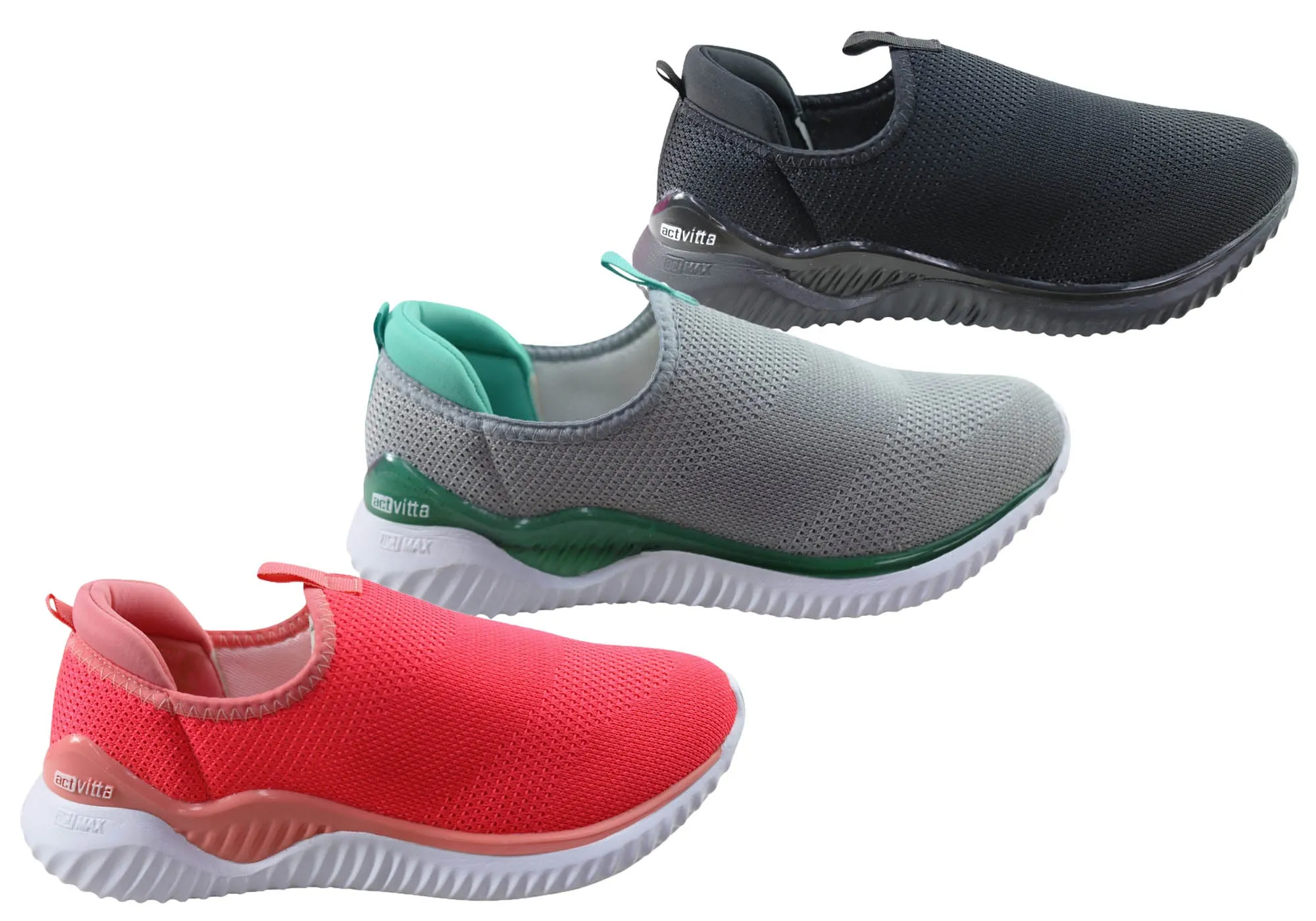 Actvitta Joyce Womens Comfort Cushioned Active Shoes Made In Brazil Actvitta Shoes