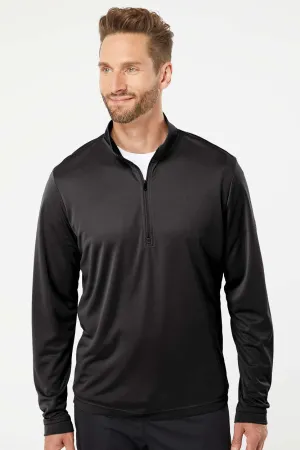 Adidas Mens UPF 50  1/4 Zip Sweatshirt - Black