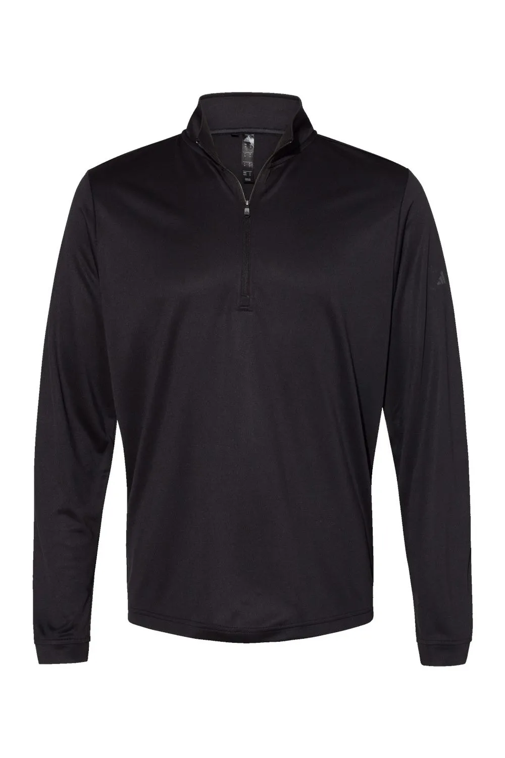 Adidas Mens UPF 50  1/4 Zip Sweatshirt - Black