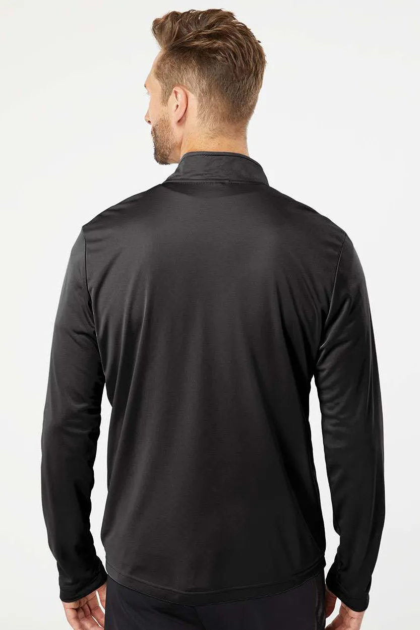 Adidas Mens UPF 50  1/4 Zip Sweatshirt - Black