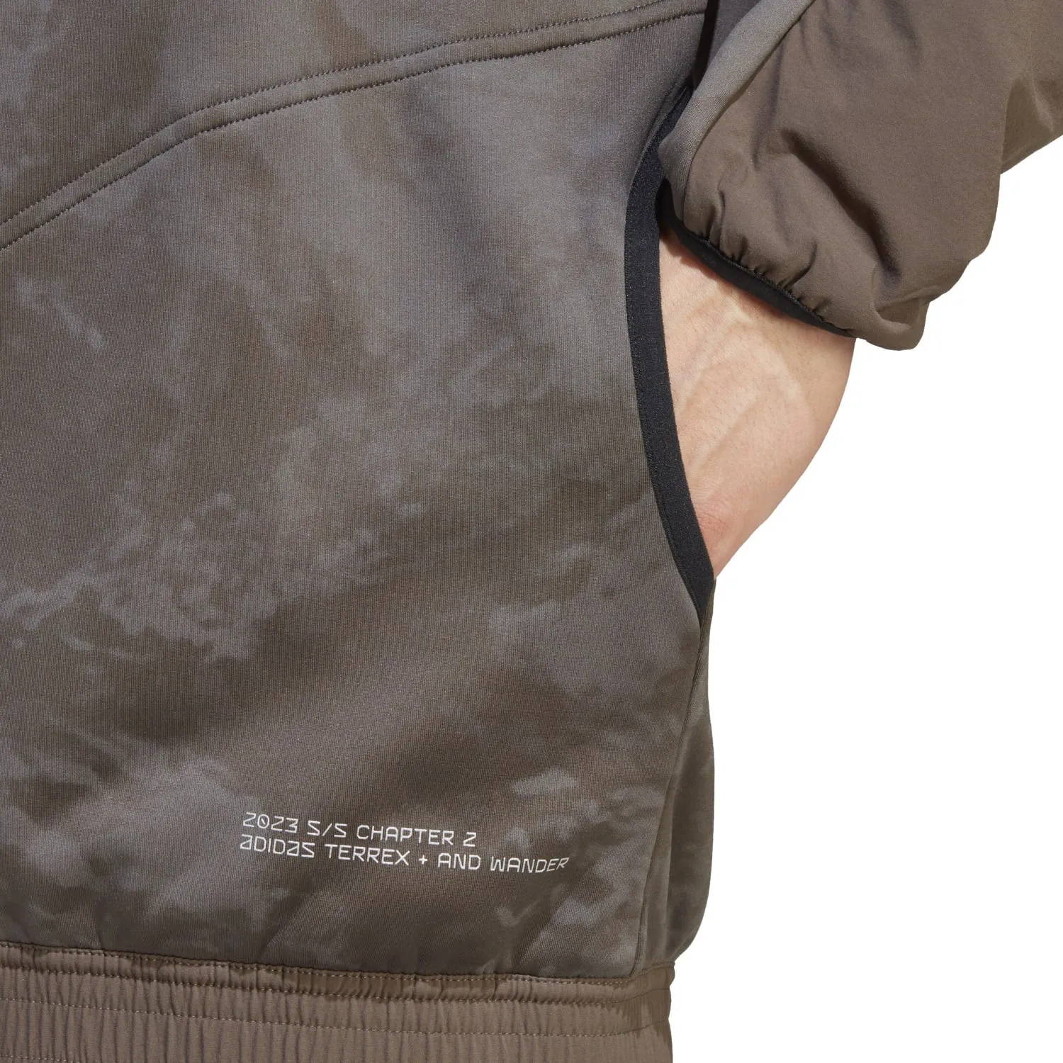 Adidas Terrex Outdoor Men And Wander AWD Mid Jacket Shadow Olive HR7140
