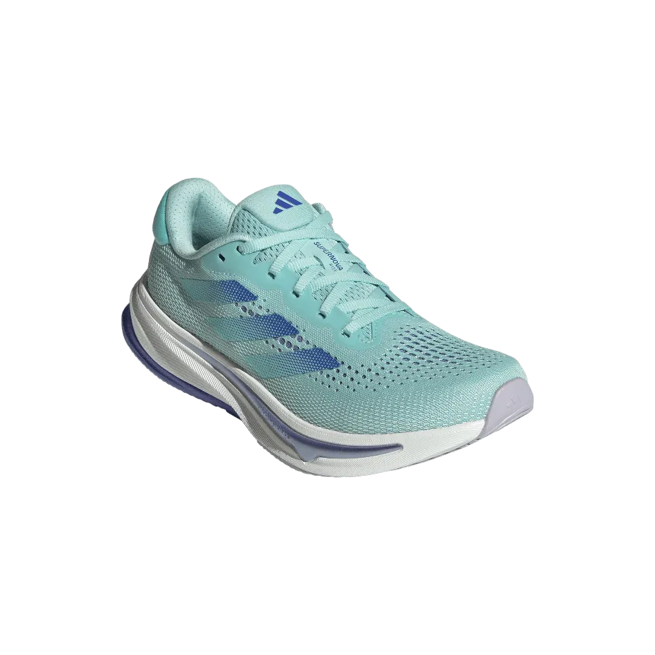 Adidas Women's Supernova Rise Running Shoes in Semi Flash Aqua/Cobalt Blue/Blue Spark Met AW24 Shoes_Adidas