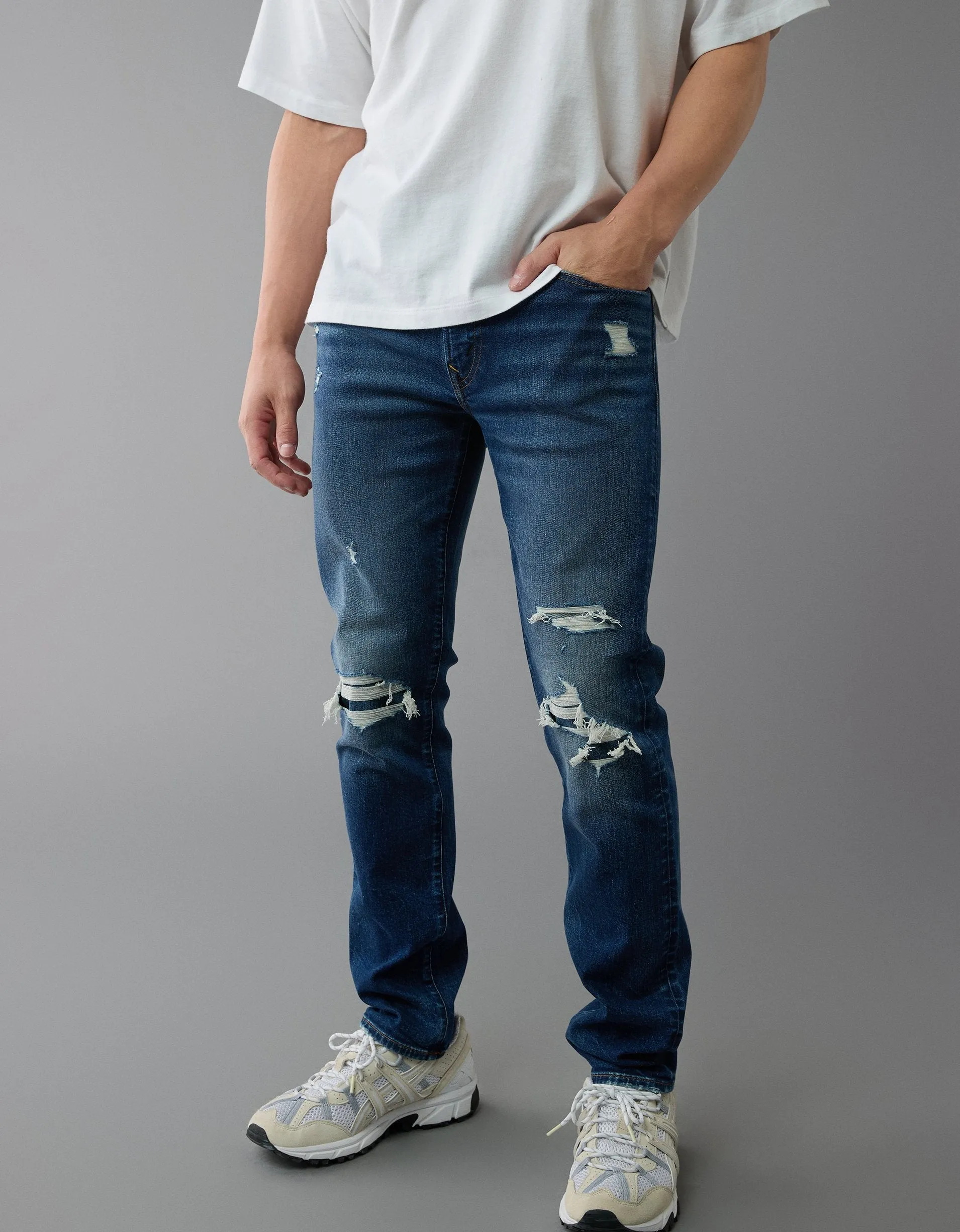 AE AirFlex  Patched Slim Jean