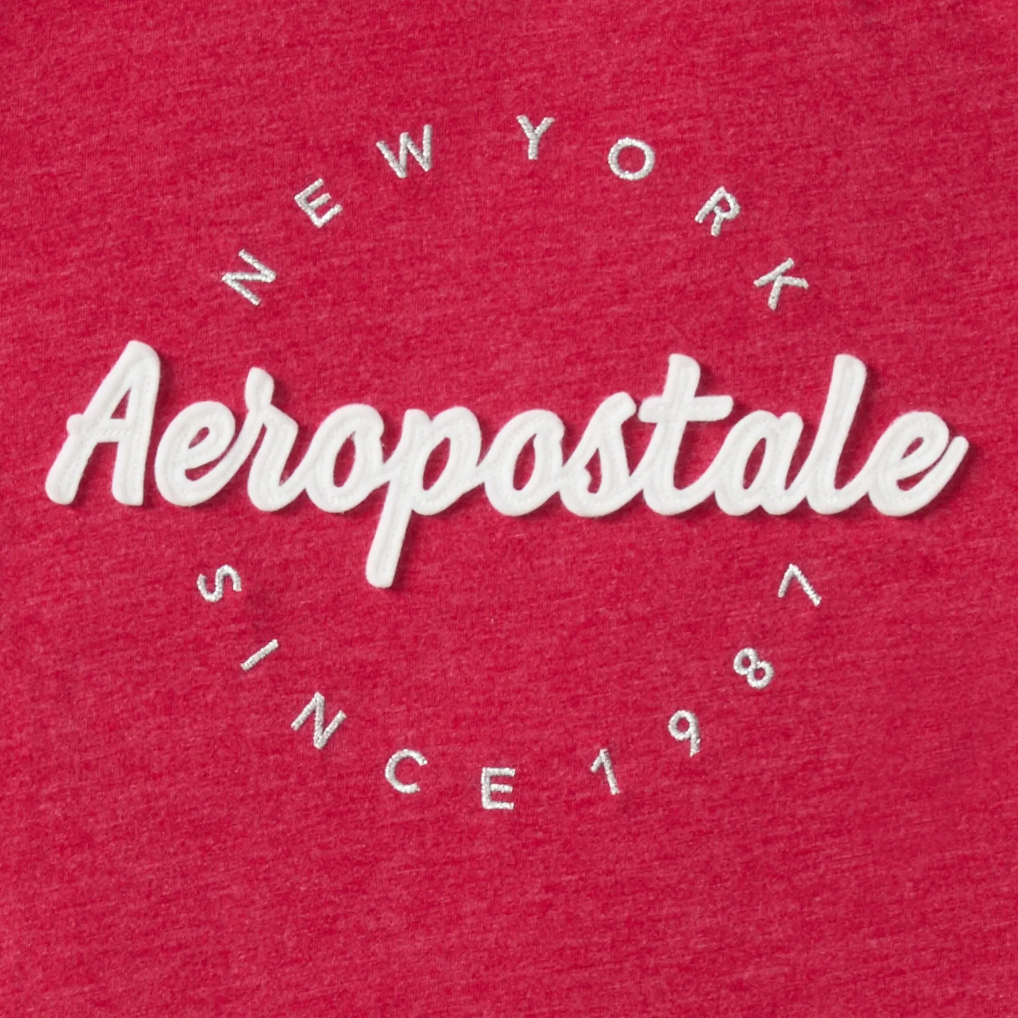 Aeropostale Script Appliqué Graphic Tee