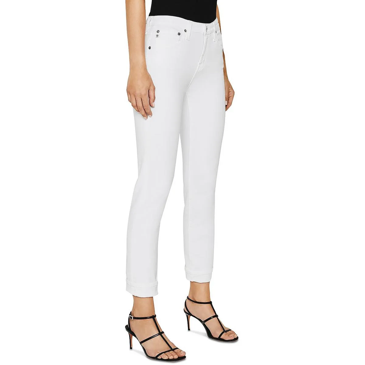 AG Adriano Goldschmied Womens Denim Relaxed Boyfriend Jeans