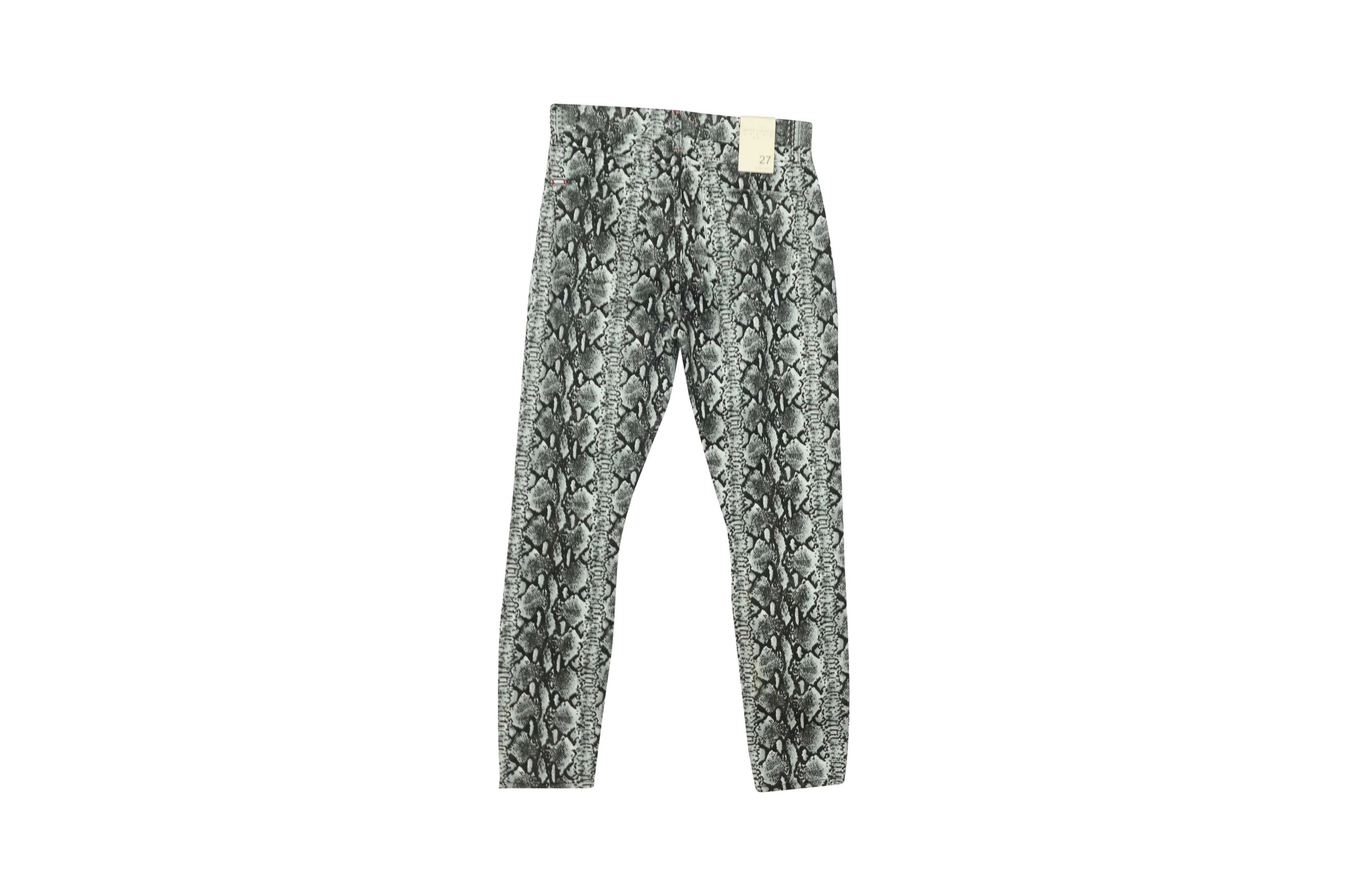 Alice   Olivia Skinny Leg Snakeskin Jeans in Multicolor Cotton
