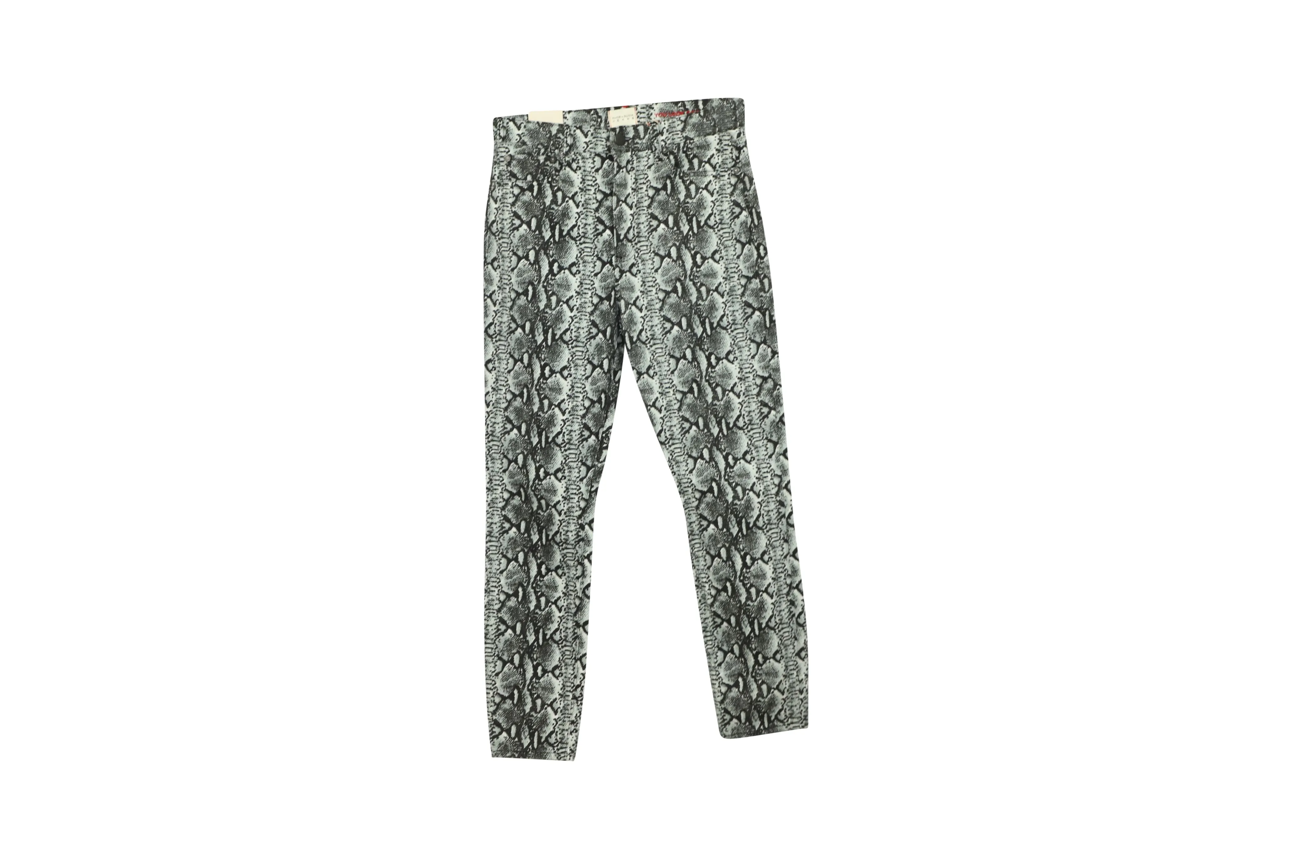 Alice   Olivia Skinny Leg Snakeskin Jeans in Multicolor Cotton