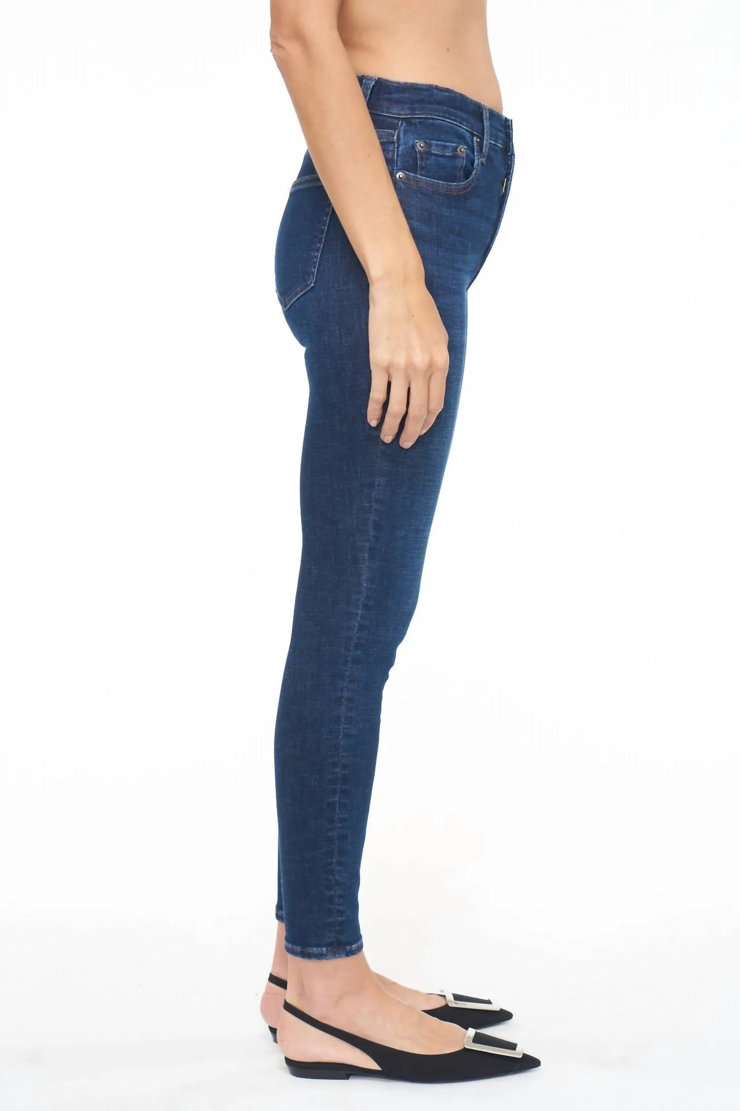 Aline High Rise Skinny Jean In Metropolitan Wash