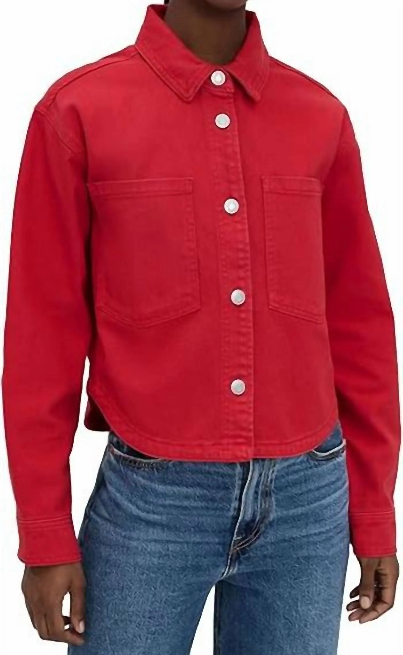 All Day Cropped Washed Jacket