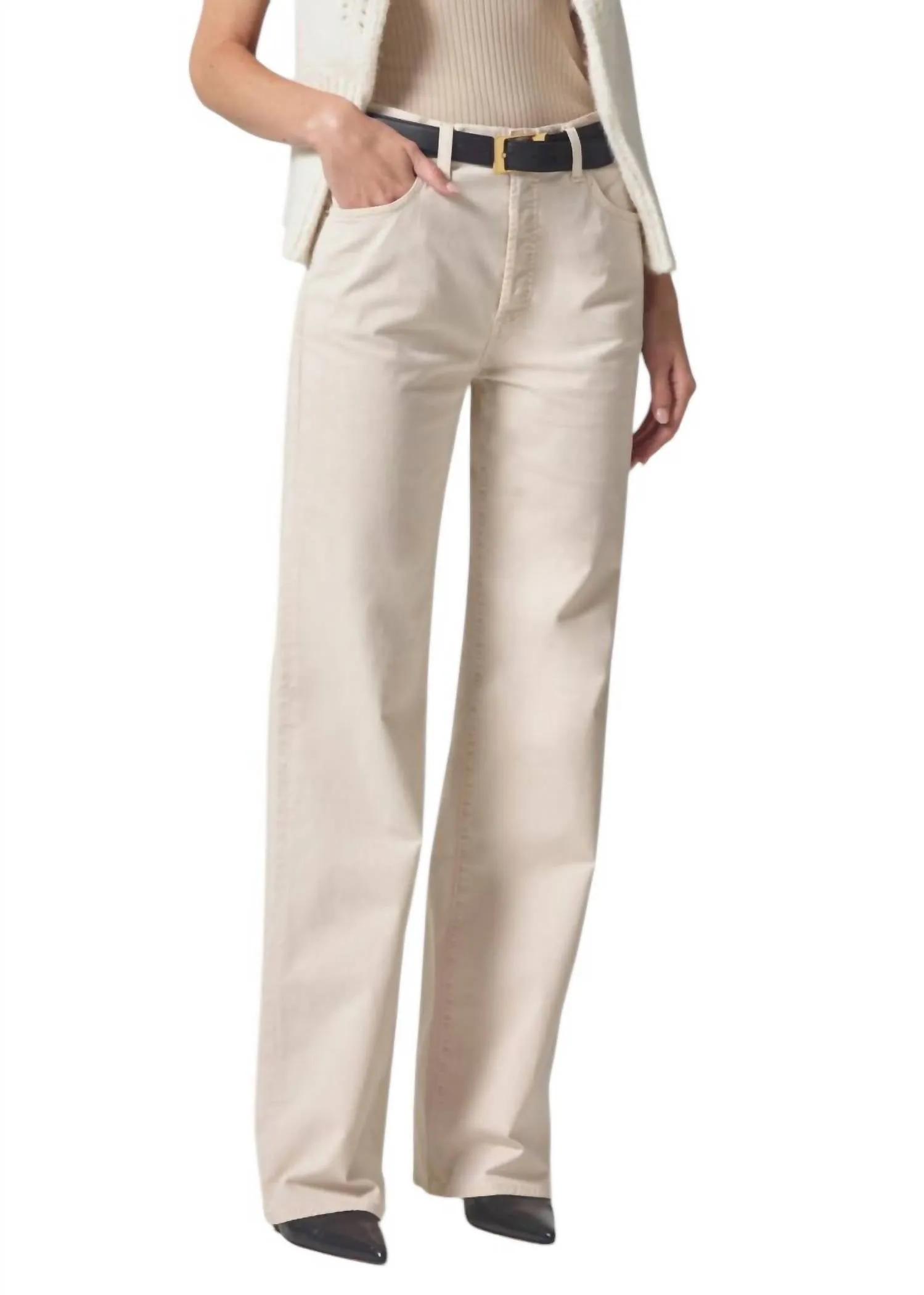 Annina High Rise Wide Leg Jeans
