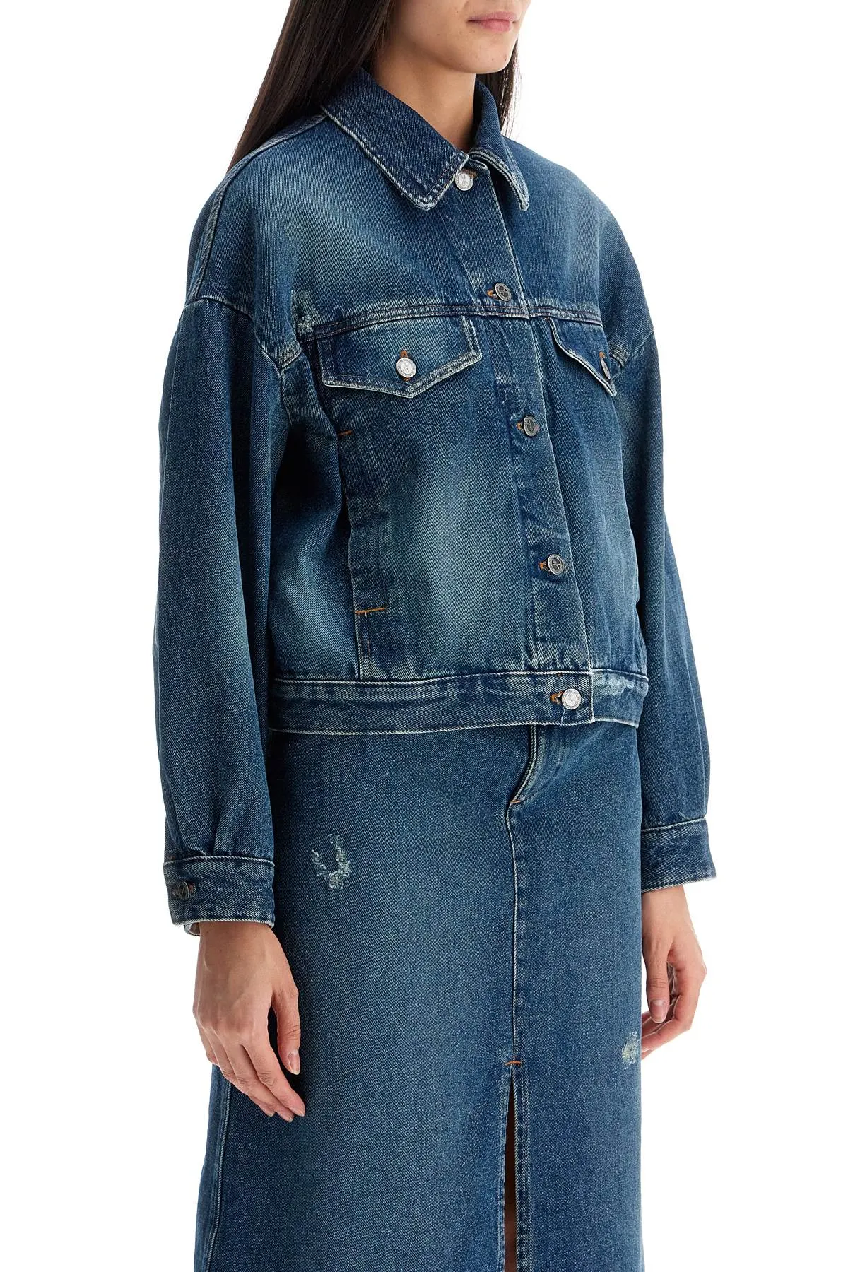 A.P.C. Women's "Boxy blue Jacket In C