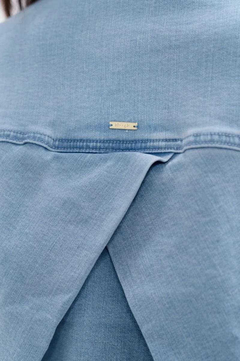 Arizona Upcycled Denim Jacket | Sky
