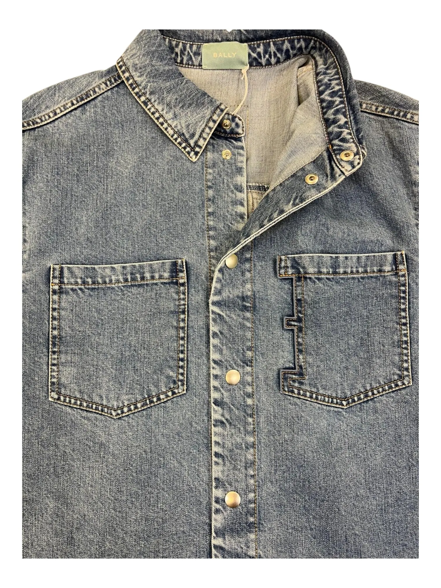 Bally 6302919 Men's Light Blue Denim Jacket