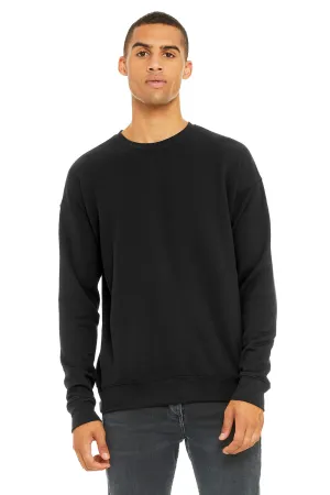 Bella   Canvas Mens Fleece Crewneck Sweatshirt - Black