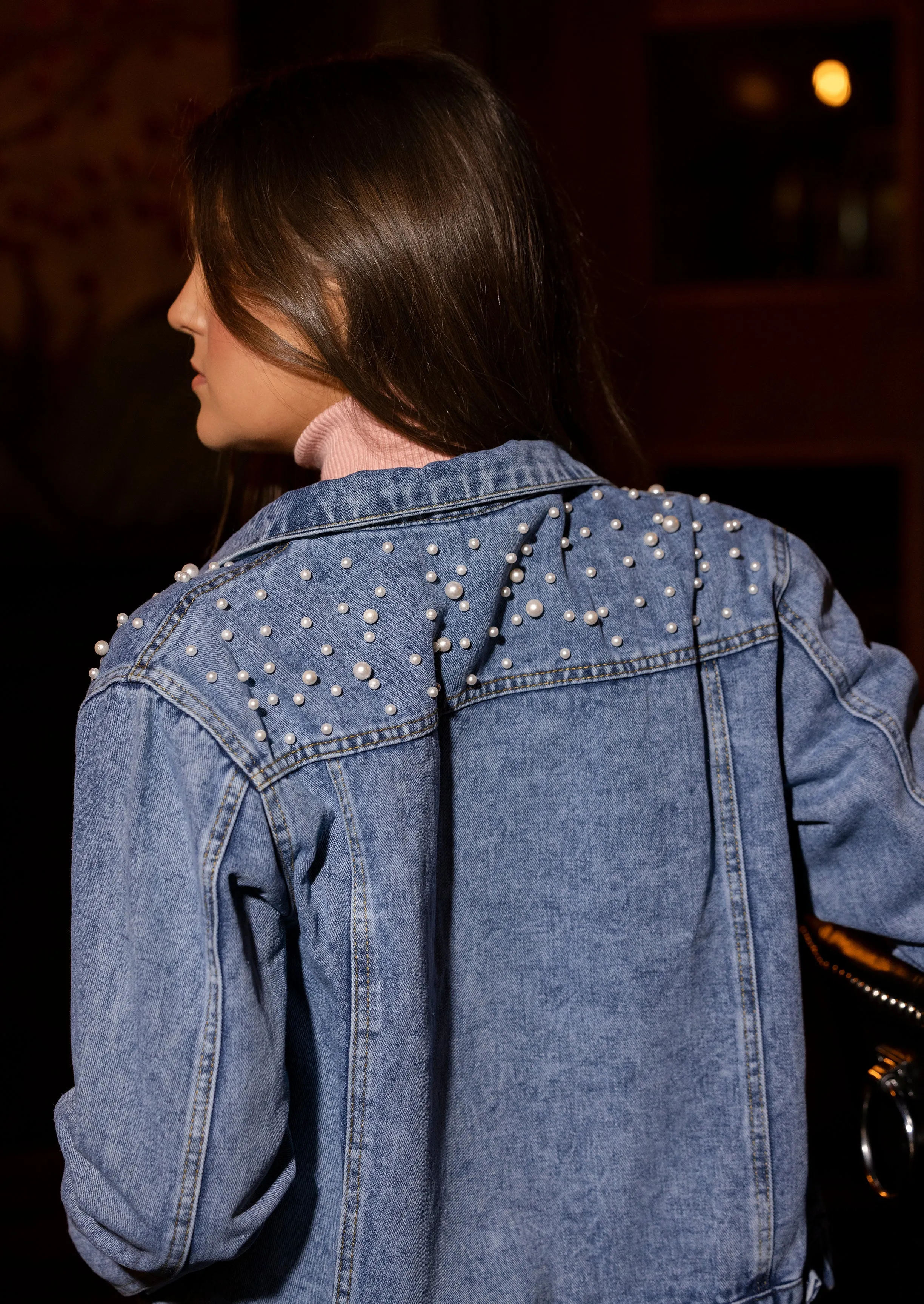 BeReal Embellished Mae Denim Jacket
