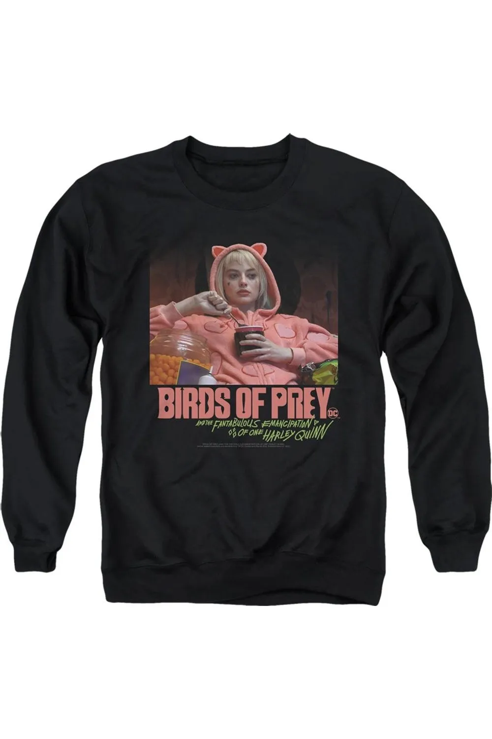 Birds Of Prey Love Stinks Adult Crewneck Sweatshirt