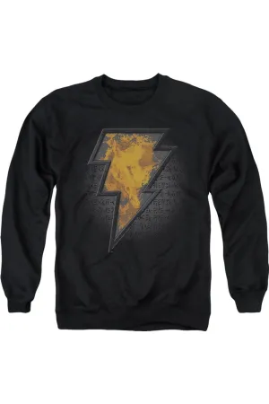 Black Adam Black Adam Beveled Emblem Adult Crewneck Sweatshirt