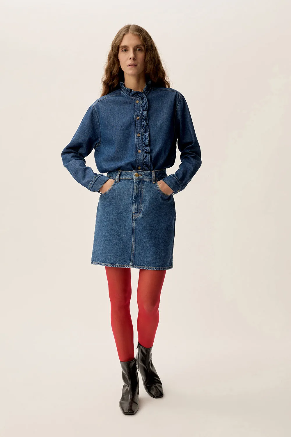 Blouse Lassa Middle-Blue
