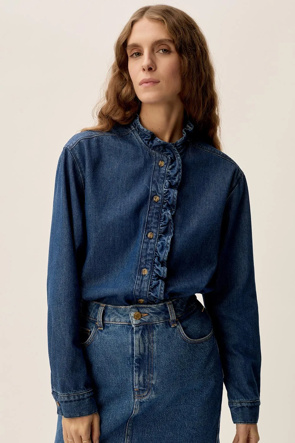 Blouse Lassa Middle-Blue