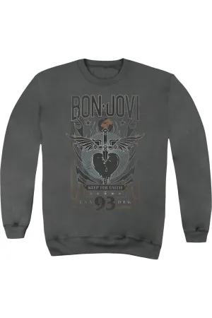 Bon Jovi Keep The Faith Adult Crewneck Sweatshirt