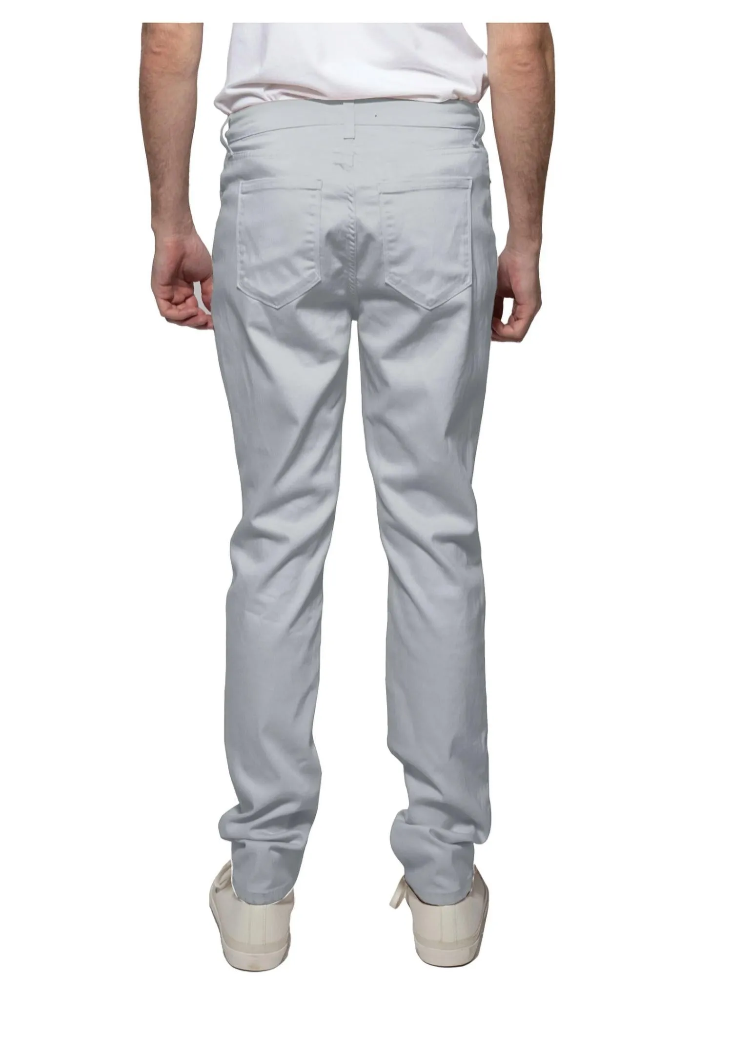 Brando Parisian Luxe Jeans In Light Grey