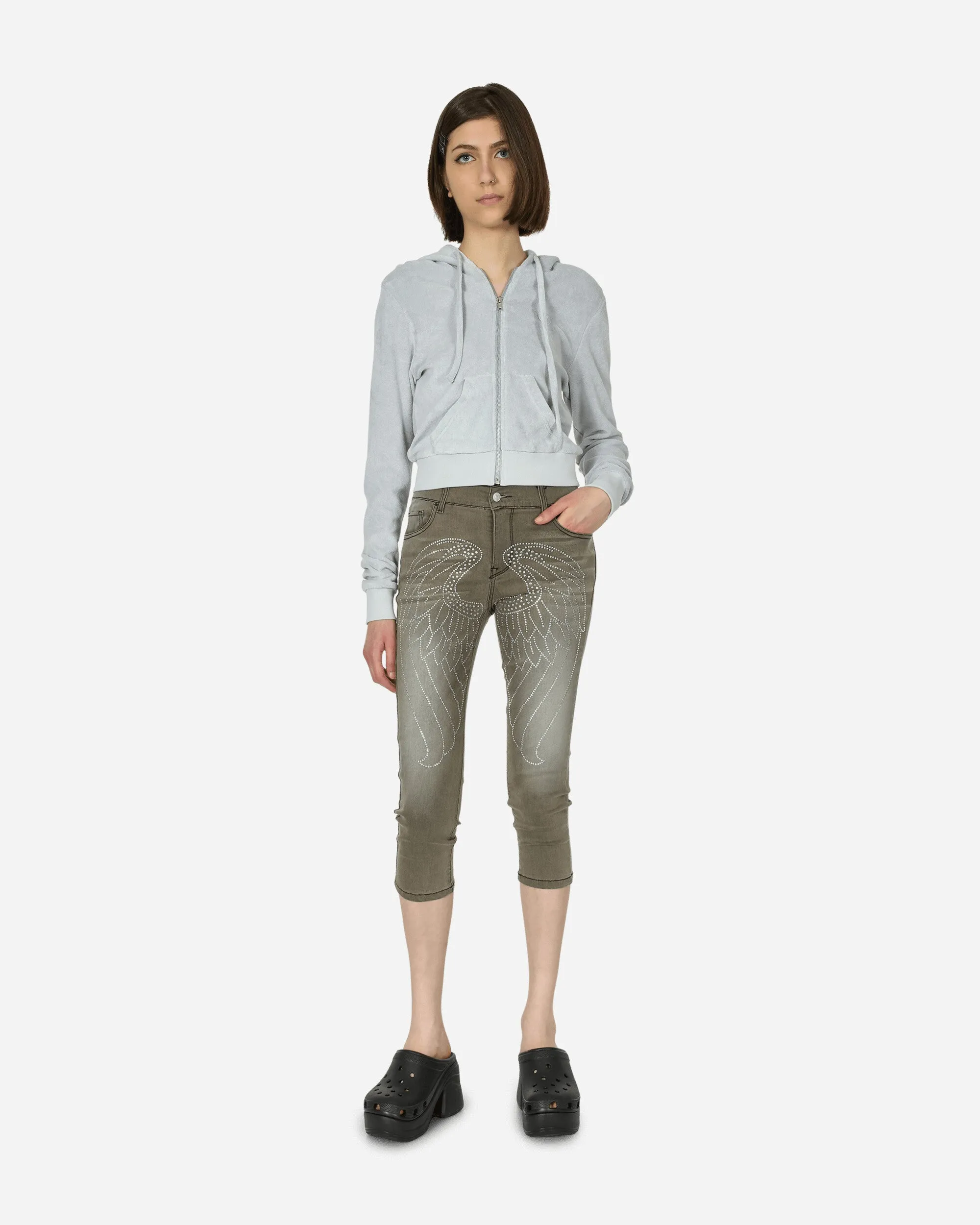 Capri Angel Jeans Black
