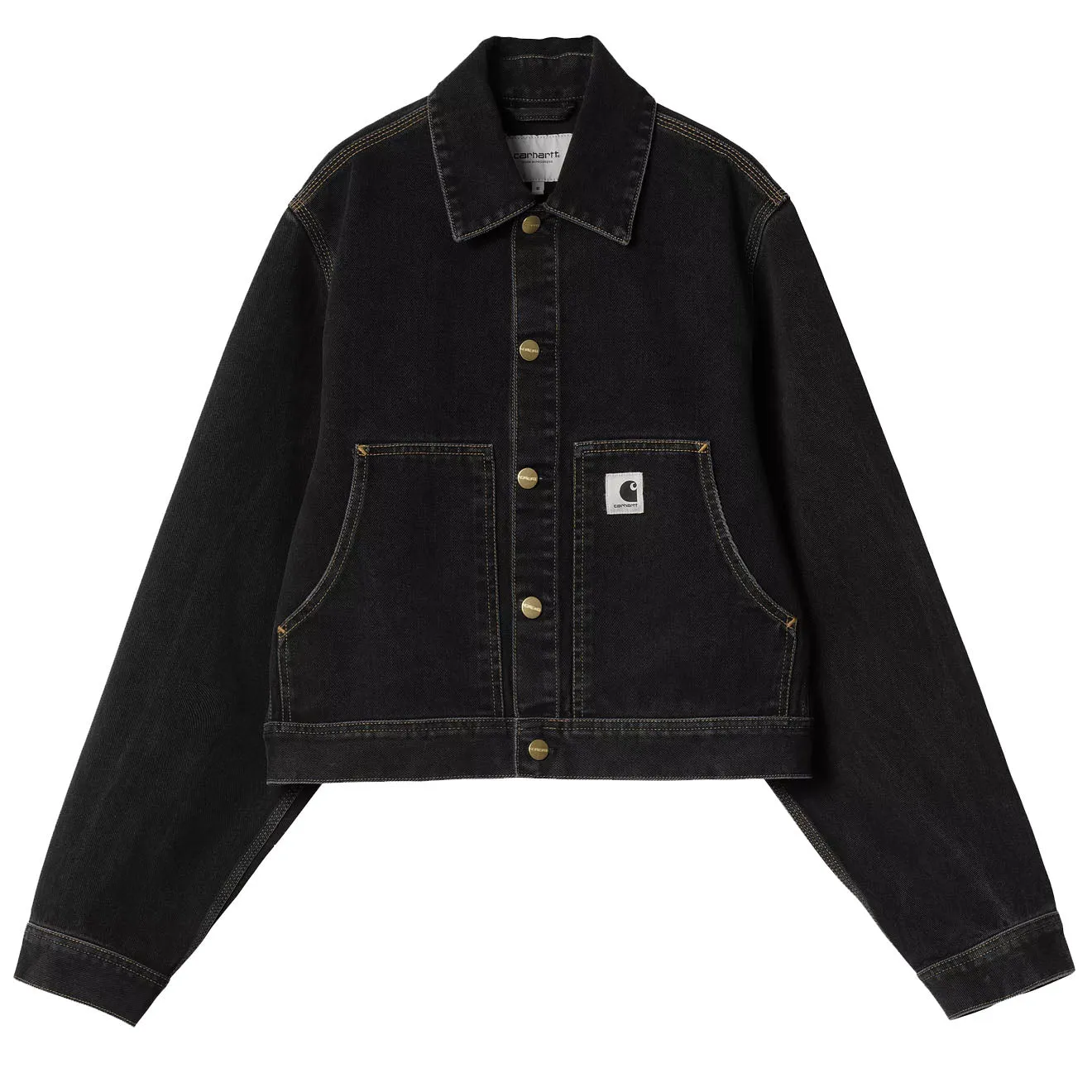 Carhartt WIP Womens Arca jacket Black Stone Washed
