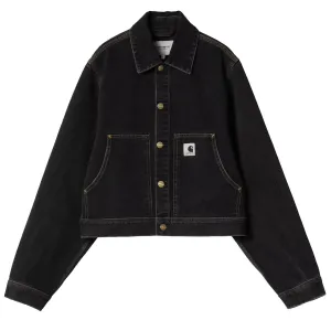 Carhartt WIP Womens Arca jacket Black Stone Washed