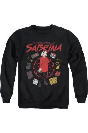 Chilling Adventures Of Sabrina Circle Adult Crewneck Sweatshirt