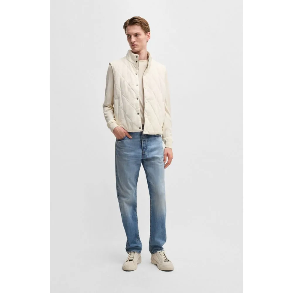 Classic-fit jeans in blue comfort-stretch denim
