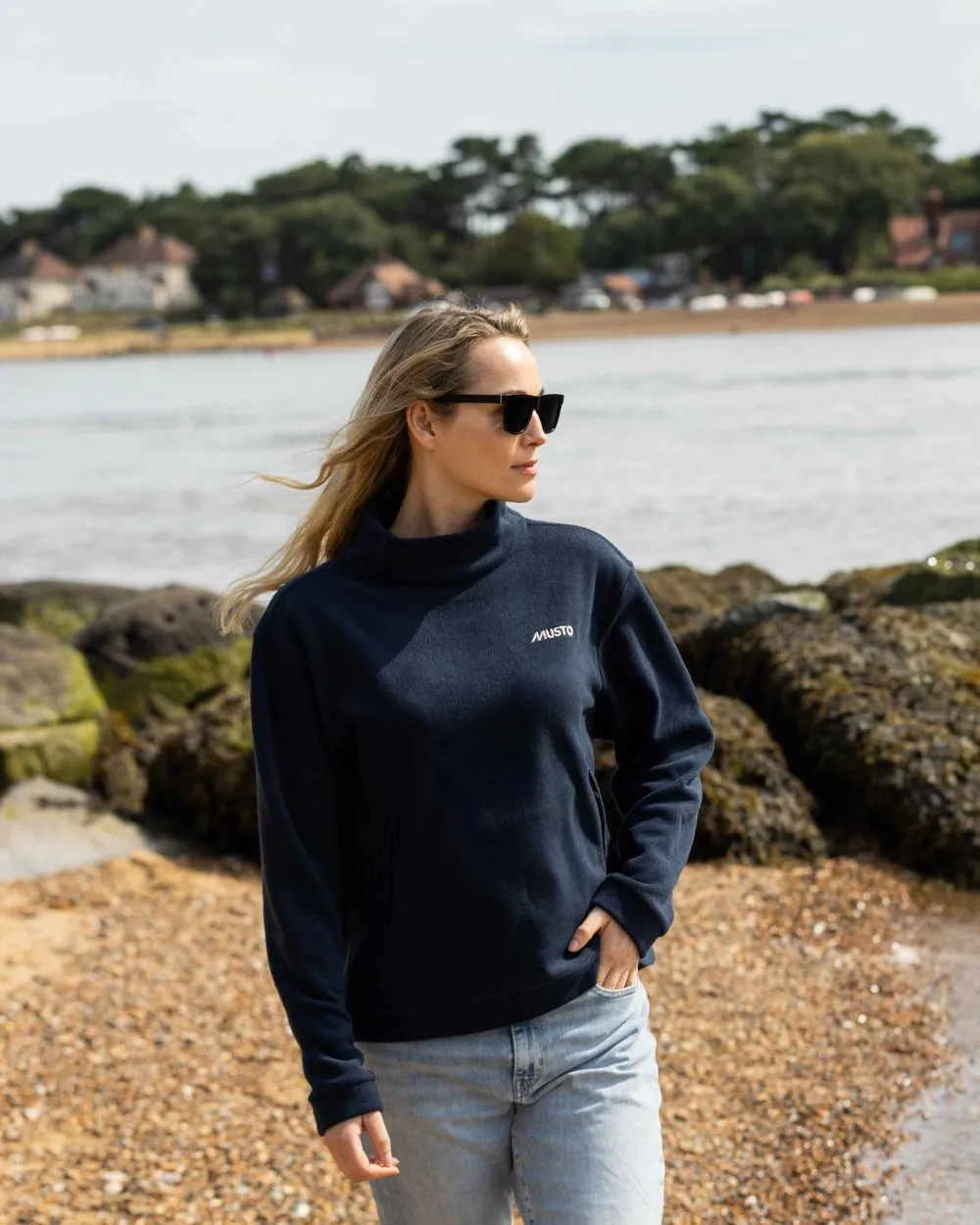 Clothing Musto Musto Womens Classic Fleece Pullover