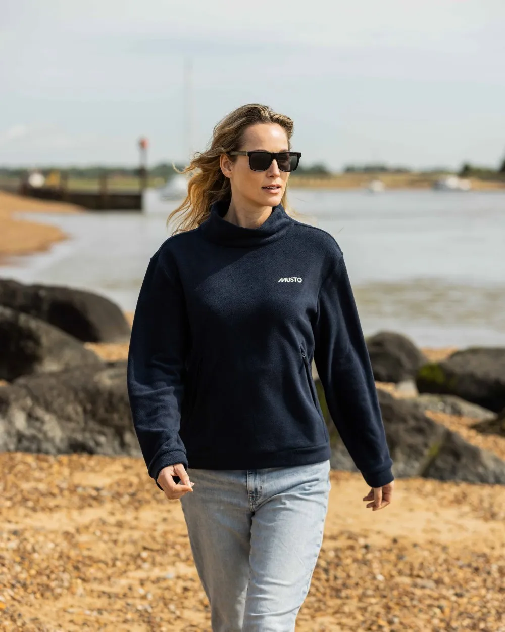 Clothing Musto Musto Womens Classic Fleece Pullover