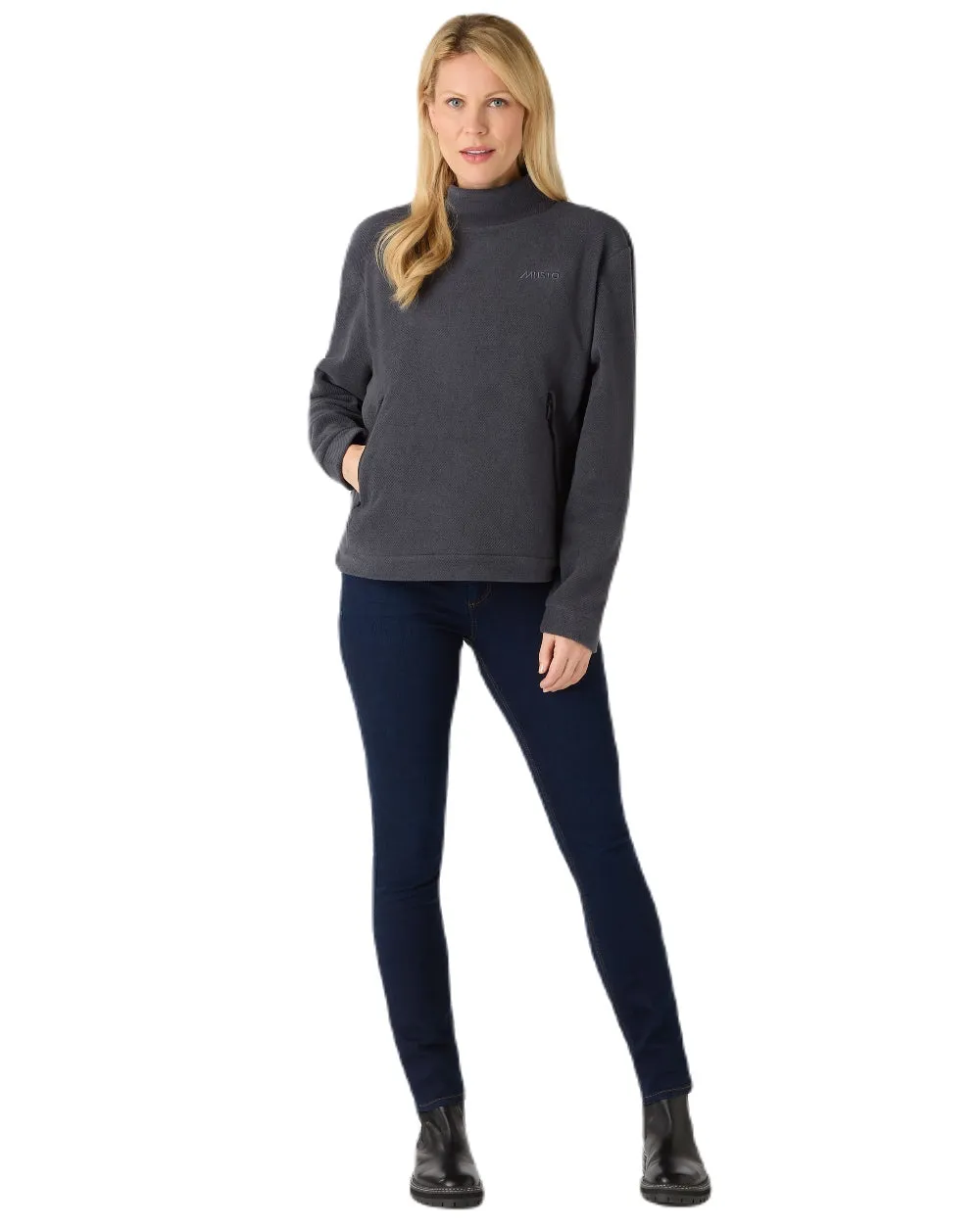 Clothing Musto Musto Womens Classic Fleece Pullover