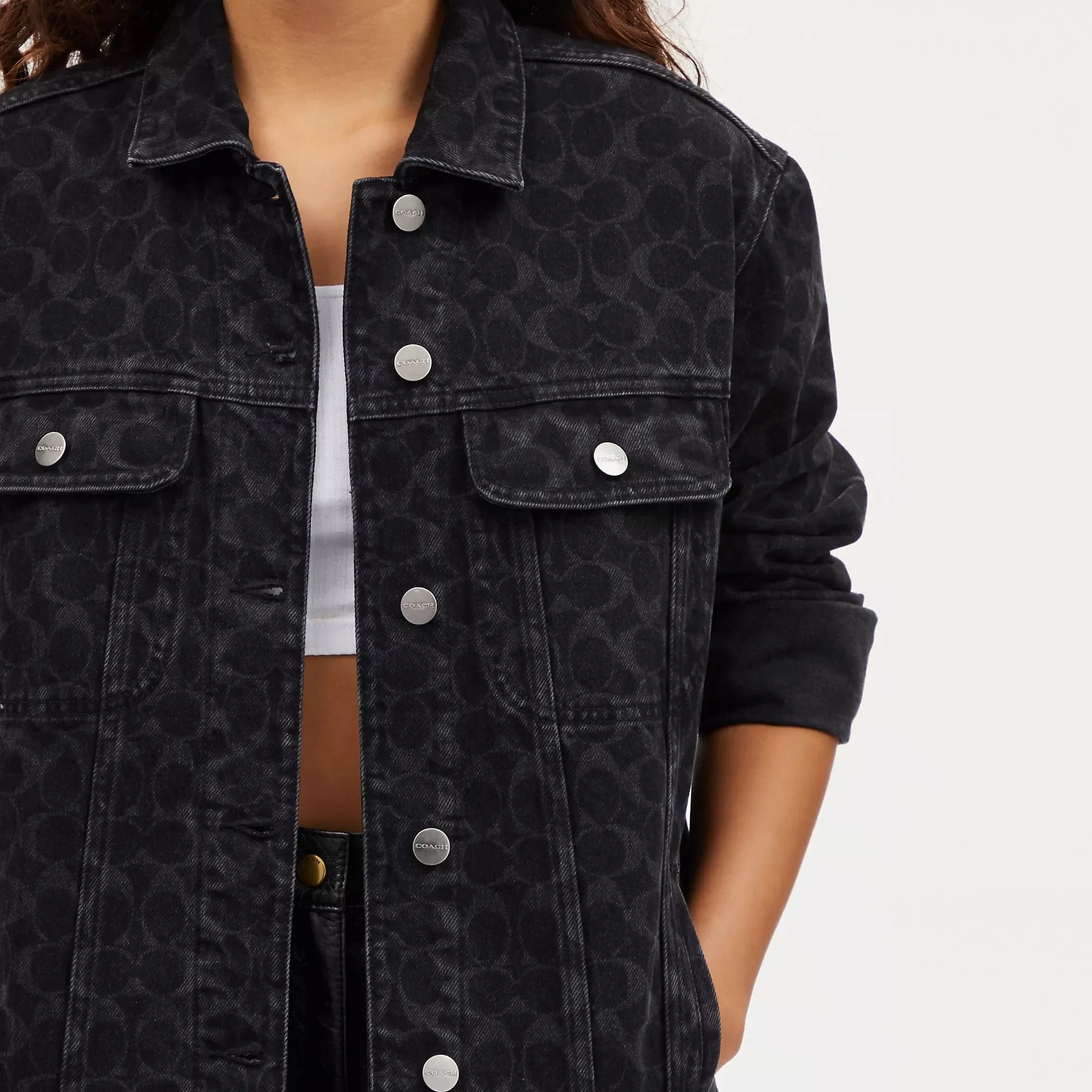 Coach Outlet Signature Denim Jacket