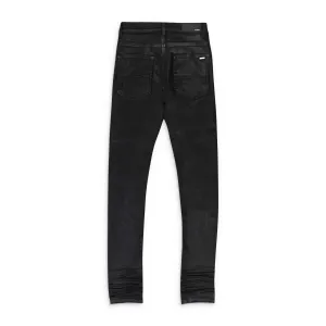 COATED MX1 JEAN BLACK SKINNY JEANS