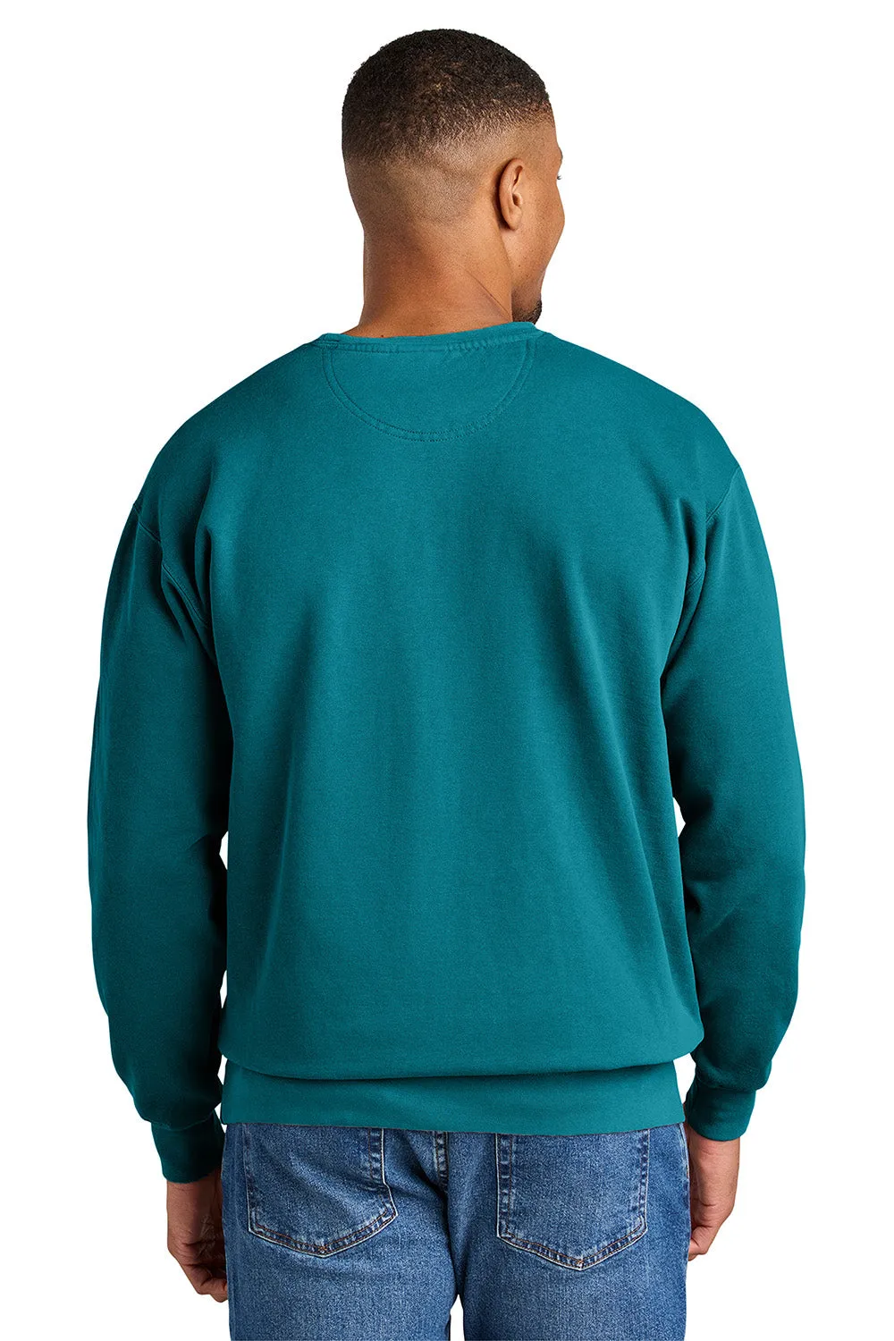 Comfort Colors Mens Crewneck Sweatshirt - Topaz Blue