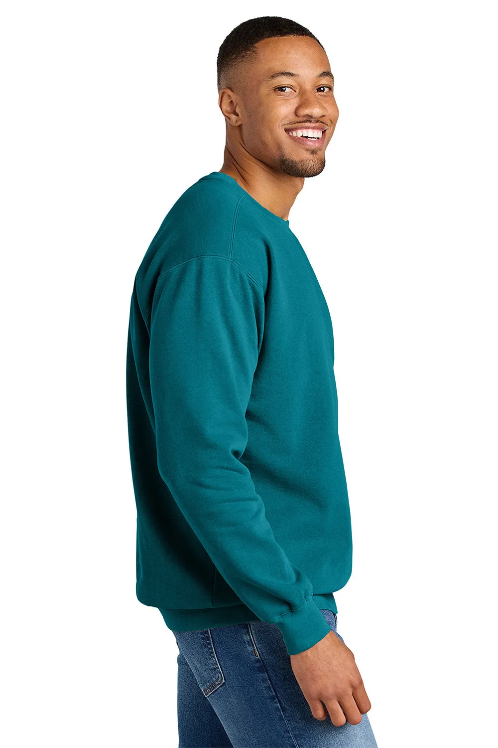Comfort Colors Mens Crewneck Sweatshirt - Topaz Blue
