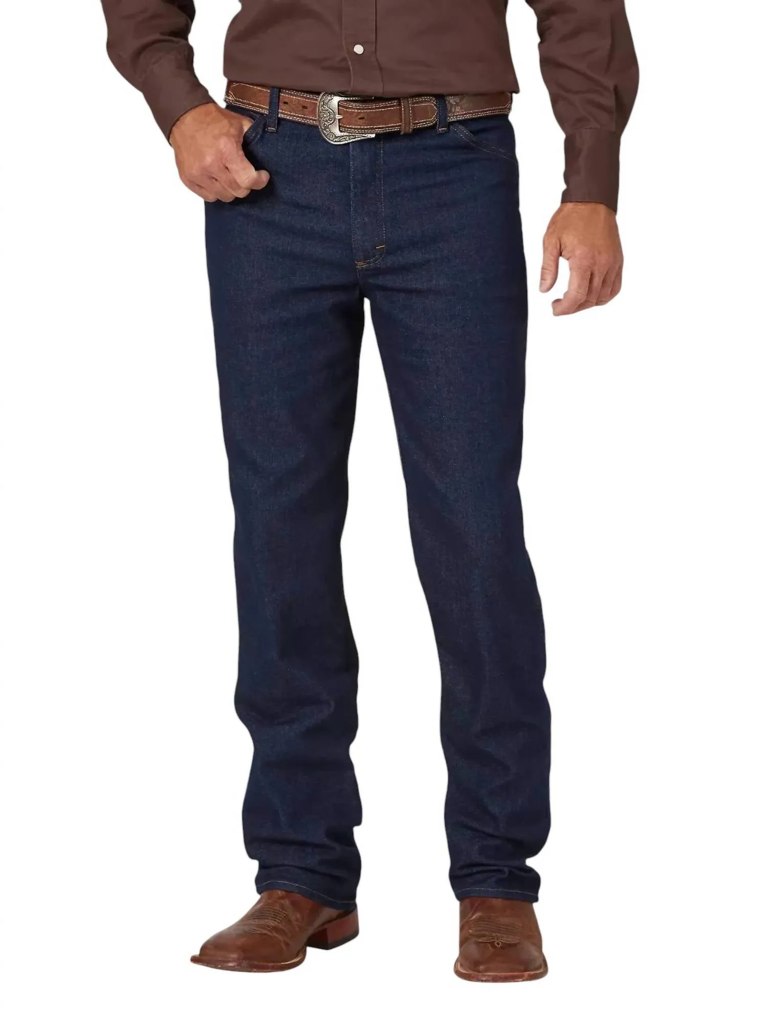 Cowboy Cut Slim Fit Jeans In Indigo Denim