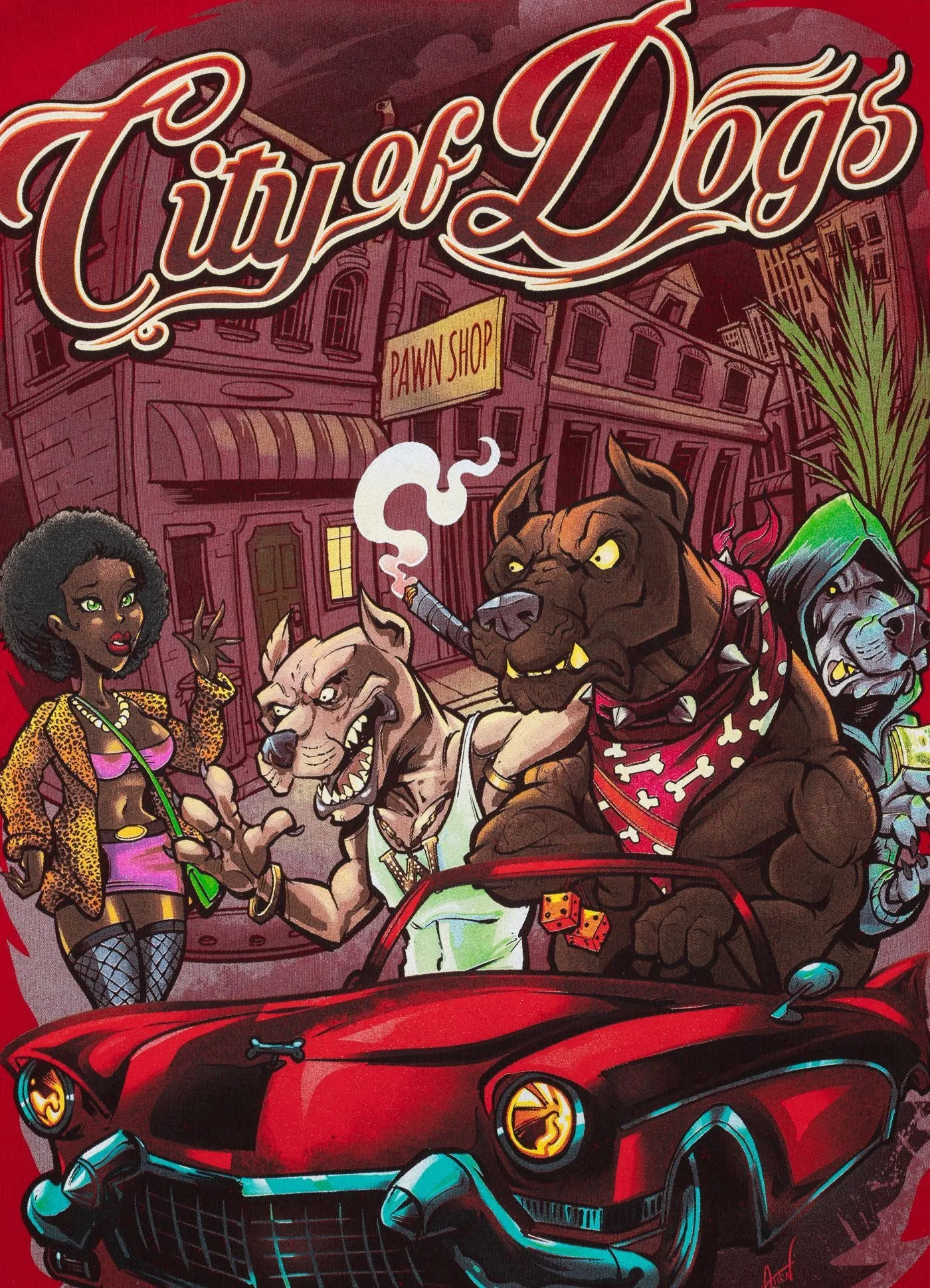 Crewneck City Of Dogs 19
