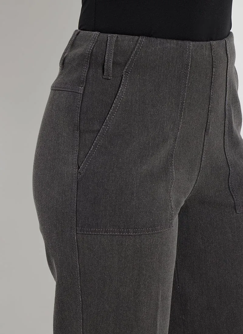 Cropped Wide Leg Denim