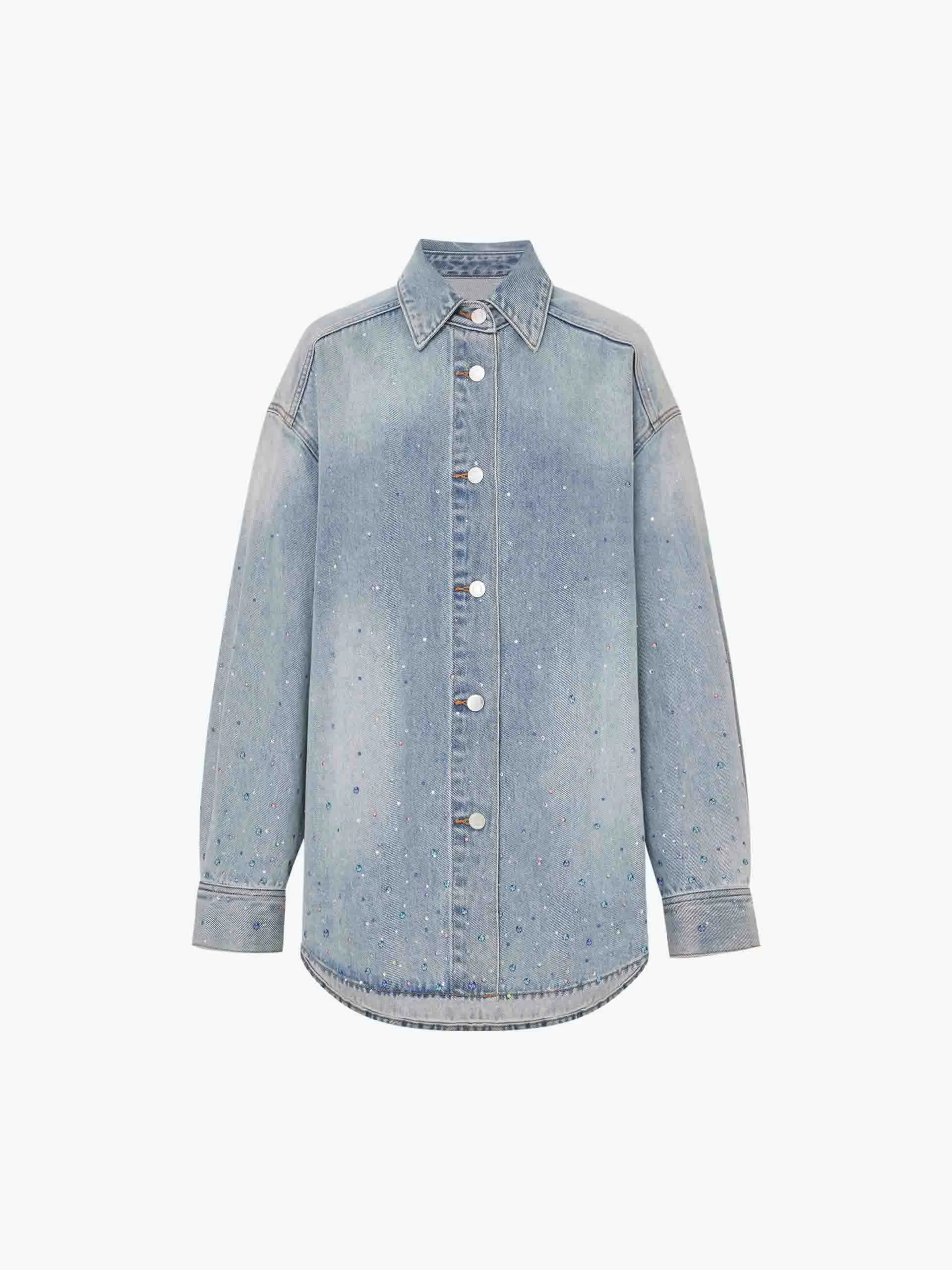 Crystal Detail Cotton Jacket