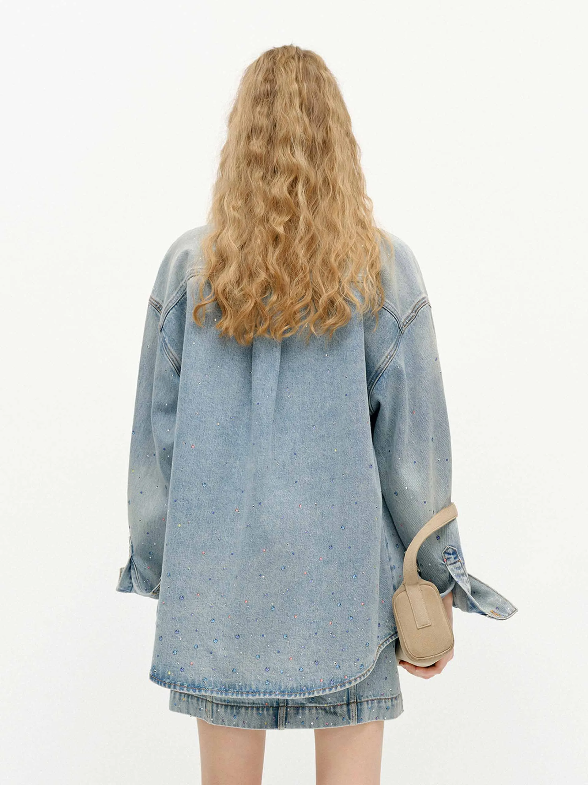 Crystal Detail Cotton Jacket