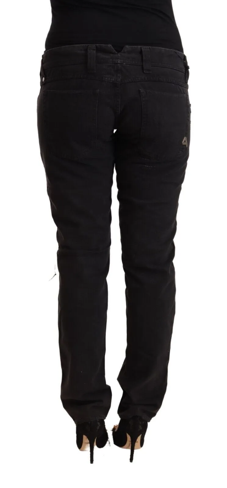 CYCLE  Cotton Distressed Low Waist Slim Fit blue Women's Jeans