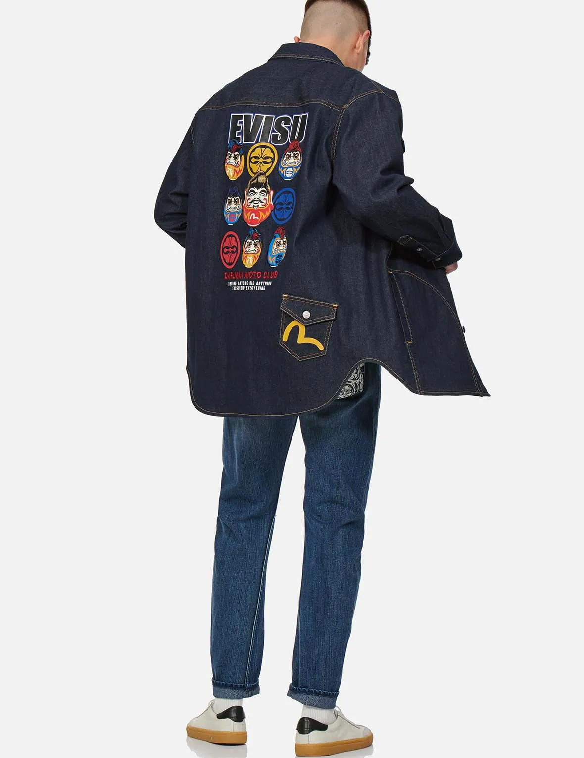 Daruma Denim Shirt Jacket